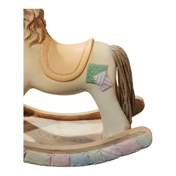 Cherished Teddies Rocking Horse  Figurine 628565 Missing Bear - Picture 7 of 16